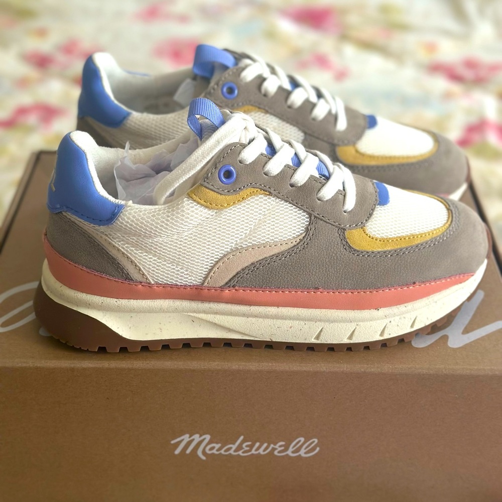 Maxwell Trainer Sneakers (Washed Nubuck and Suede with Mesh)